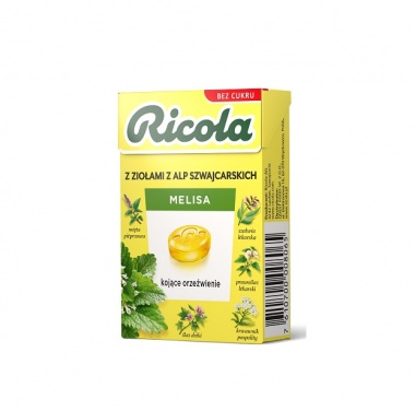 Ricola cukierki ziołowe Melisa 27,5 grama